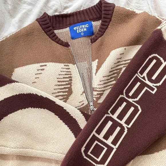 Aelfric Eden Color Block Racing Cardigan - Picture 4 of 6